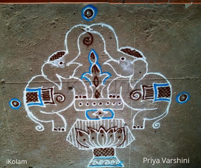 Rangoli: happy vinayagar chadurthi