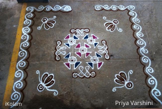 Rangoli: dotted kolam