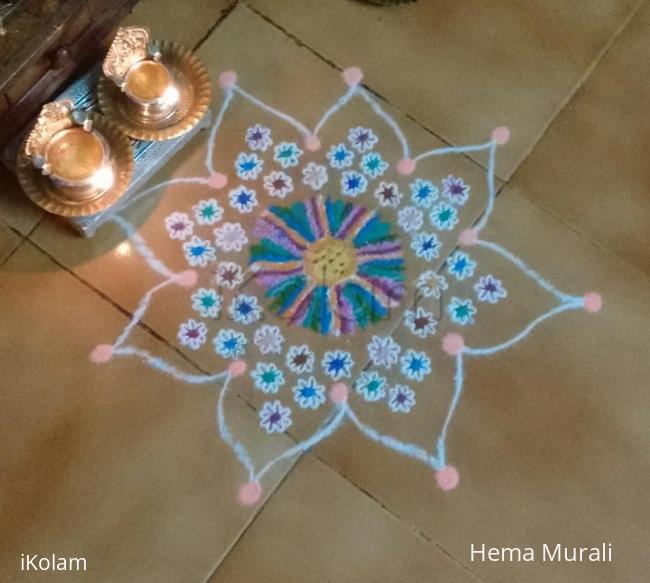 Rangoli: Margazhi day 17 Happy New Year 