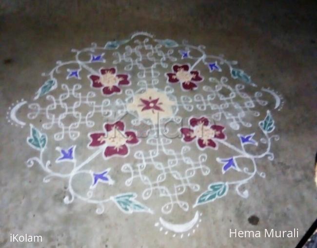 Rangoli: Margazhi day 16 (18-6dots) Rangoli: Margazhi day 16 (18-6dots)