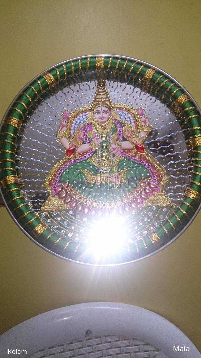 Rangoli: arathi plates