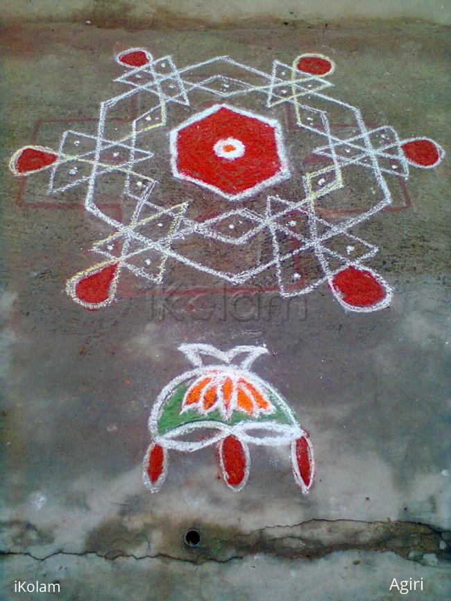 Rangoli: Vilaku Kolam