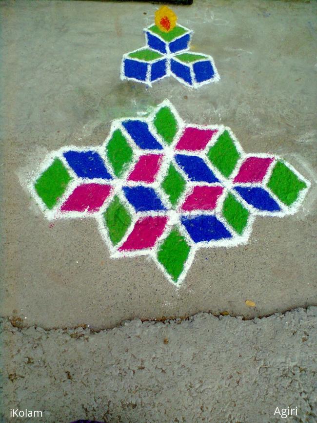 Rangoli: 3d Kolam