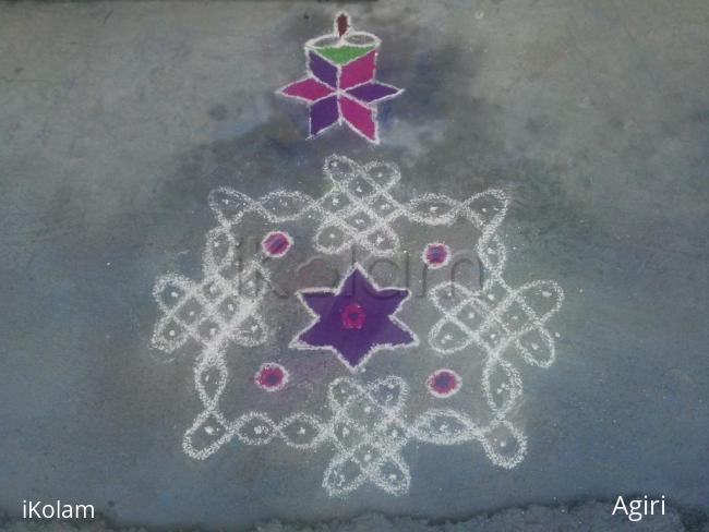 Rangoli: Sikku Kolam 2 by Amudha Giri