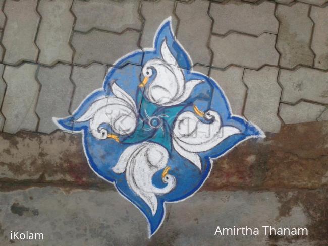 Rangoli: a simple dotted rangoli