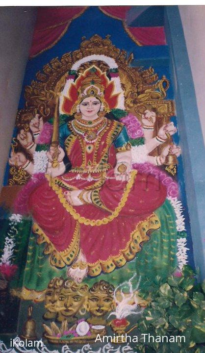 Rangoli: Samayapuram mari amman
