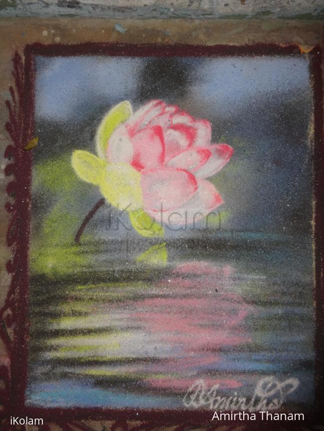 Rangoli: lotus