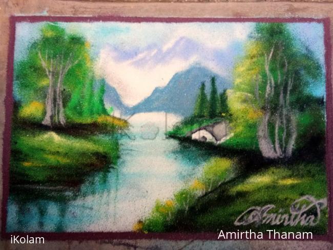 Rangoli: Scenary