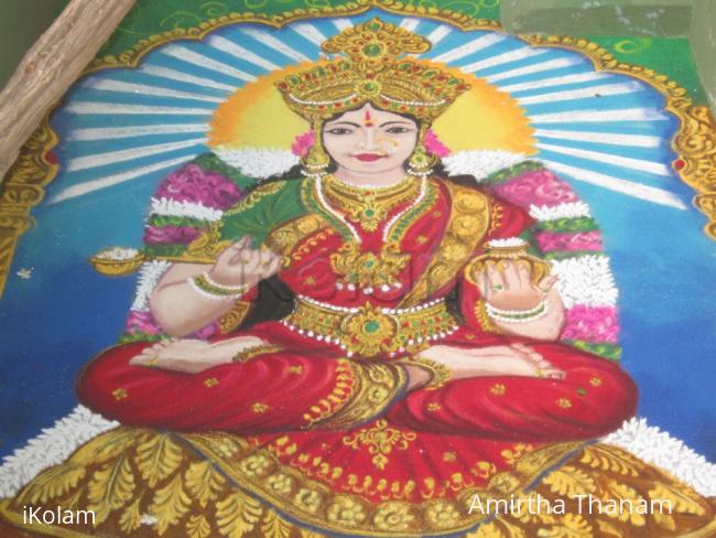 Rangoli: Goddess Annapurani
