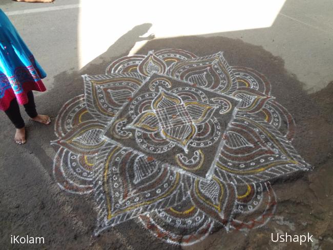 Rangoli: Freehand kolam
