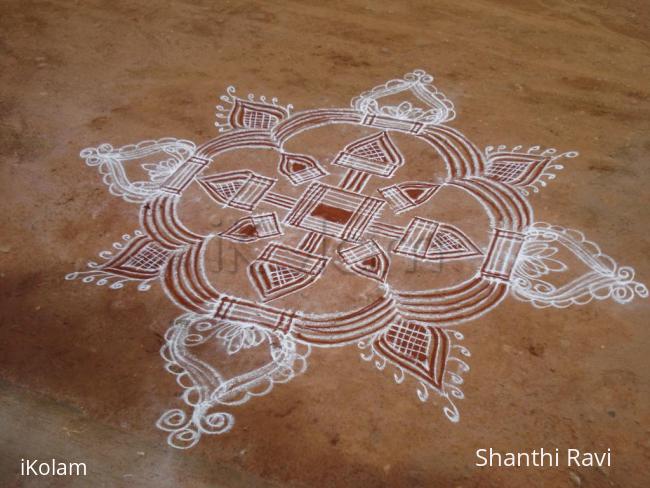 Rangoli: padi kolam.