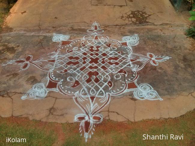 Rangoli: chikku kolam
