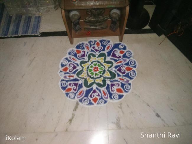 Rangoli: free hand rangoli