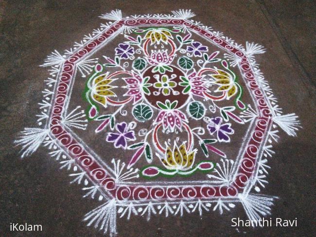 Rangoli: Margazhli kolam Day 5
