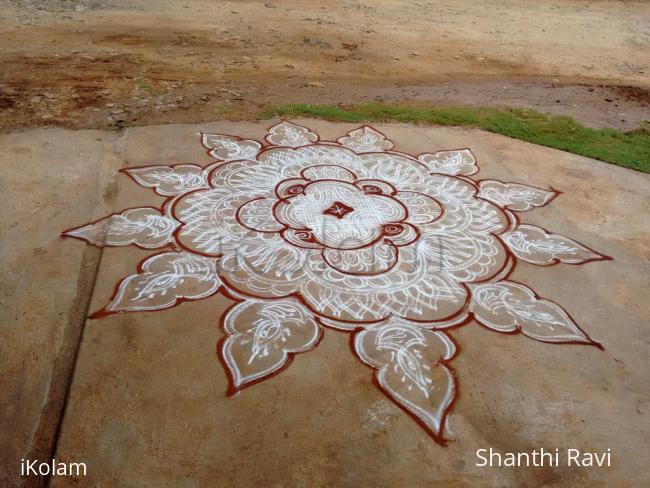 Rangoli: Freehand rangoli