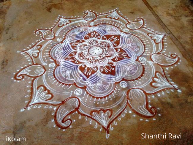 Rangoli: Freehand rangoli