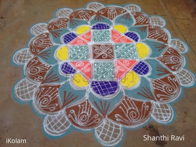 Rangoli: Navarathri Rangoli Day 5 - 2015
