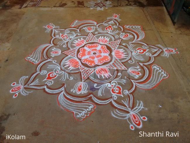 Rangoli: Navarathri Rangoli Day 6 - 2015