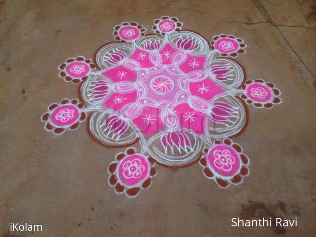Rangoli: Navarathri Rangoli Day 8 - 2015