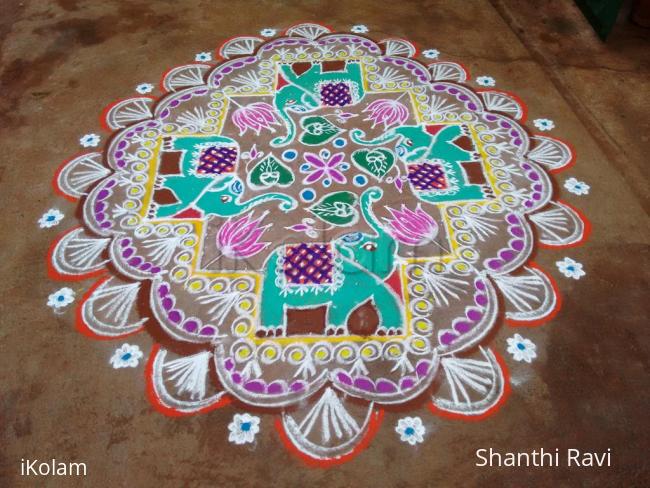 Rangoli: Ganesh Chaturthi Rangoli 2016