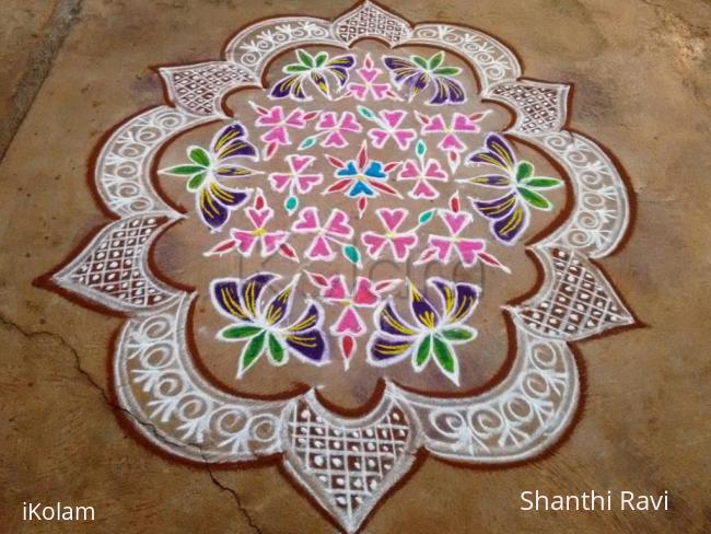 Rangoli: Margazhli kolam