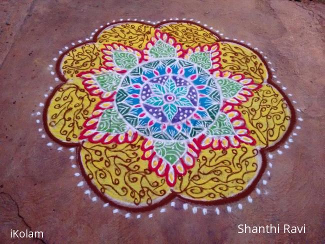 Rangoli: Margazhli kolam
