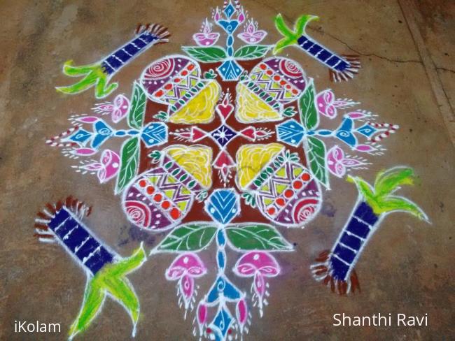 Rangoli: Margazhi - Pongal 2017 Rangoli