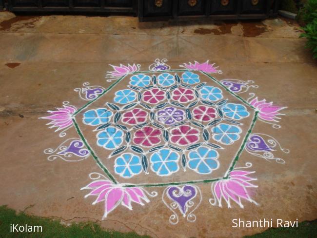Rangoli: dotted rangoli