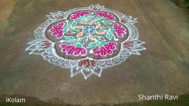 Rangoli: Welcome Marghali- kolam day 1 Rangoli: Welcome Marghali- kolam day 1