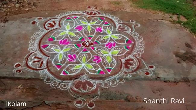 Rangoli: dotted rangoli