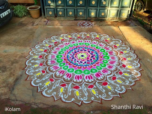 Rangoli: Ganesh Chaturthi special rangoli 2015