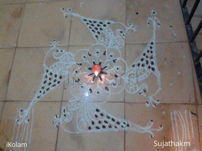Rangoli: free hand Rangoli: free hand