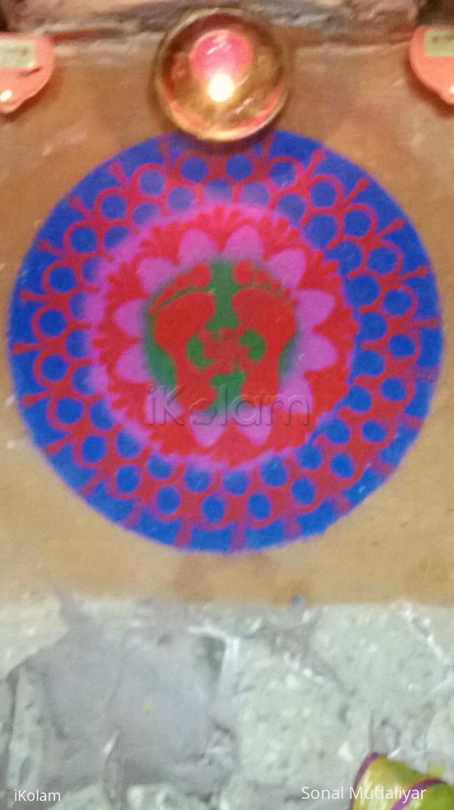 Rangoli: LAXMI PUJA