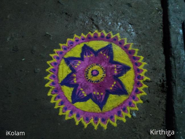 Rangoli: marghali kolam