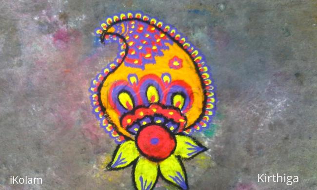 Rangoli: marghali kolam