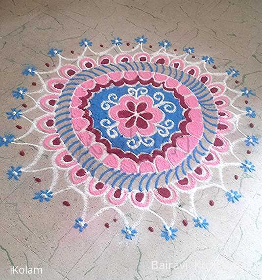 Rangoli: freehand rangoli