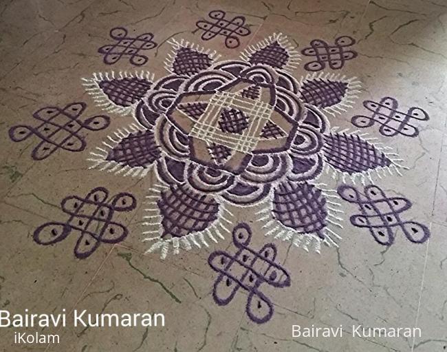 Rangoli: Navaratri day 5