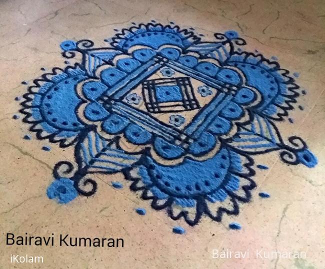 Rangoli: Navaratri day 9
