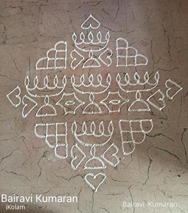 Rangoli: Kaarthigai kolam