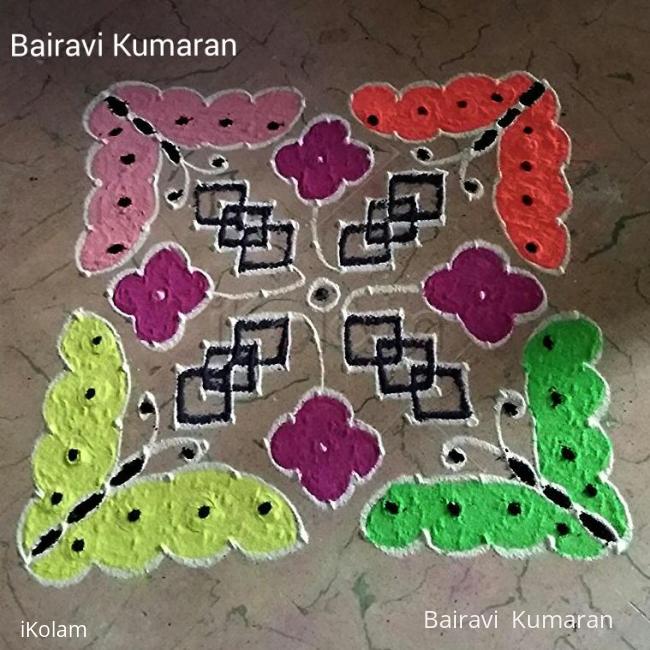 Rangoli: Kaarthigai kolam day 4