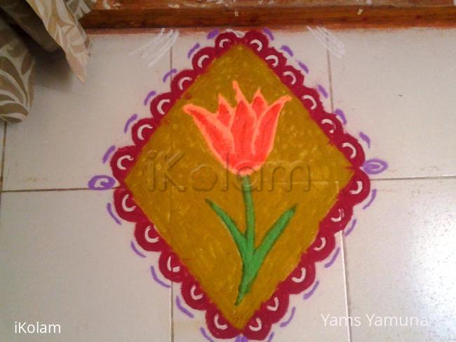 Rangoli: Flower Rangoli :-)