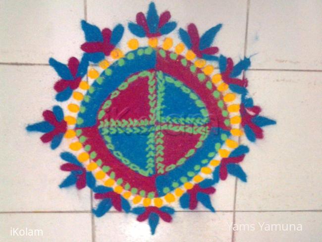 Rangoli: Freehand rangoli