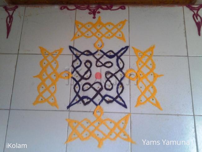 Rangoli: Simple sikku kolam