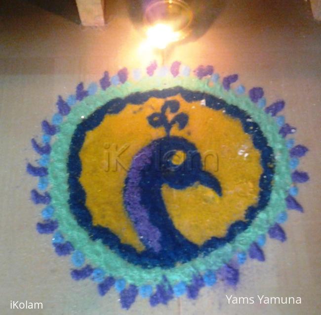 Rangoli: Kutti Peacock 