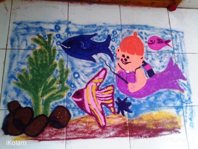 Rangoli: Fishy Fishy.....