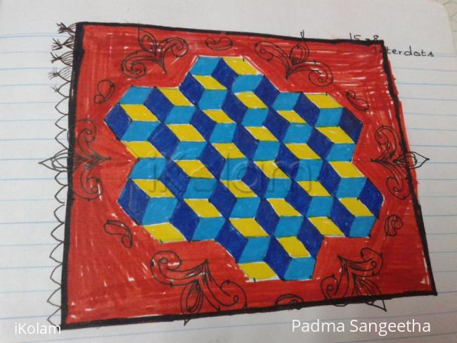 Rangoli: Rangoli on paper