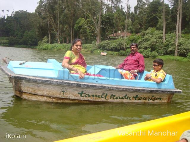 Vasanthi Family - Tour - Ooty - 5_Boating.JPG