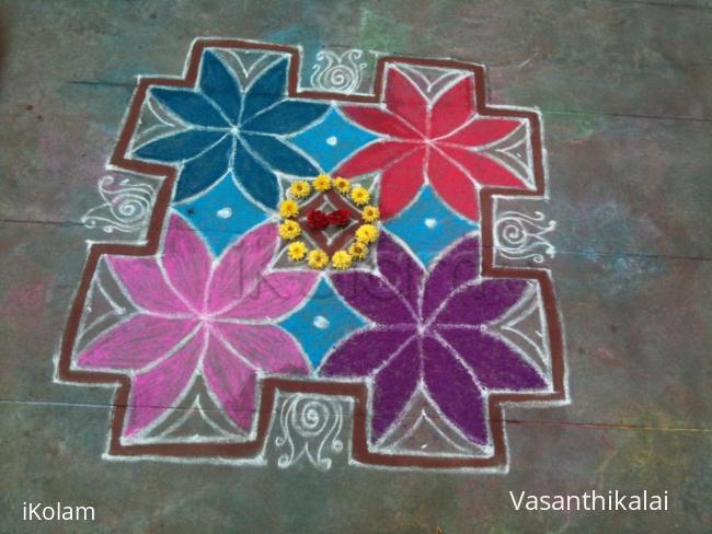 Rangoli: color kolam Rangoli: color kolam