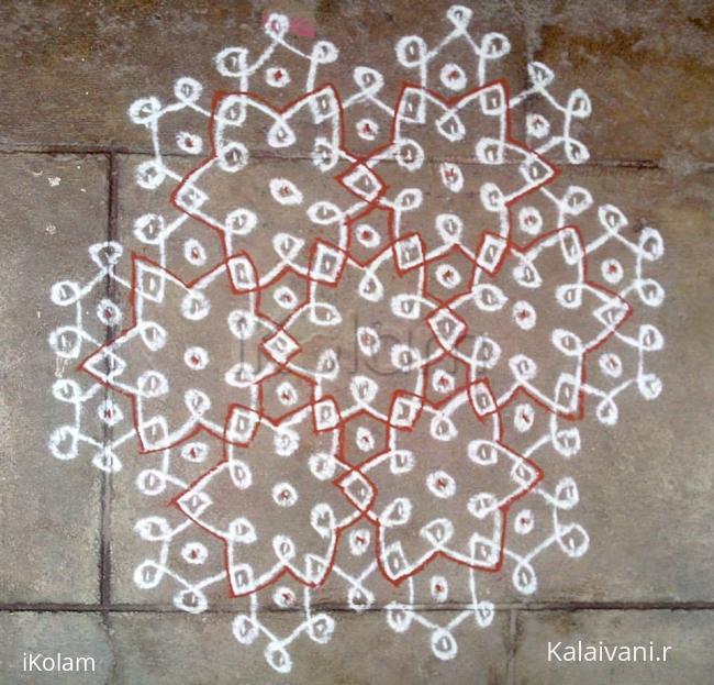 Rangoli: Chikku Kolam