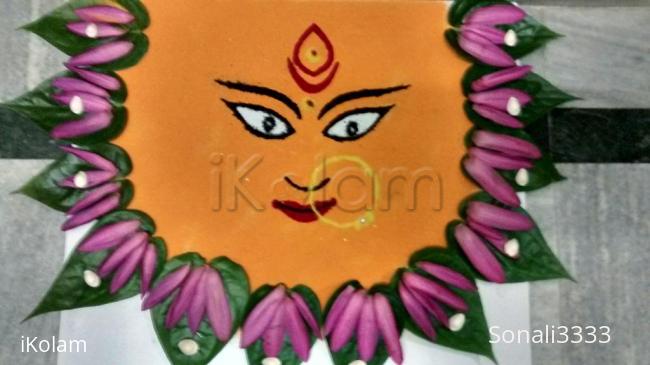 Rangoli: Mala Durga